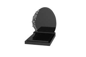 Shanxi Black Headstone, Black Granite Headstone