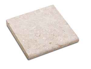 Atlantic Shell Stone 12x12 Pool Coping, Beige Limestone