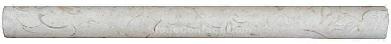 Atlantic Shell Stone Full B - N Cane Molding, Beige Limestone