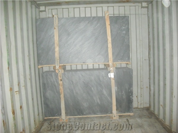 China Black Slate Slabs