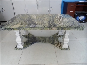 Dragon Jade Green Marble Table