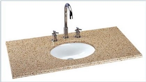G682 Granite Vanity Top, G682 Yellow Granite Vanity Top