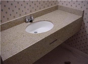 G682 Granite Vanity Top, G682 Yellow Granite Vanity Top