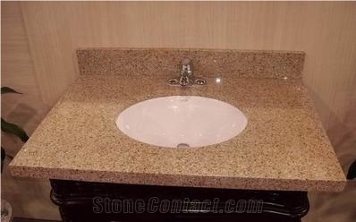 G682 Granite Vanity Top, G682 Yellow Granite Vanity Top