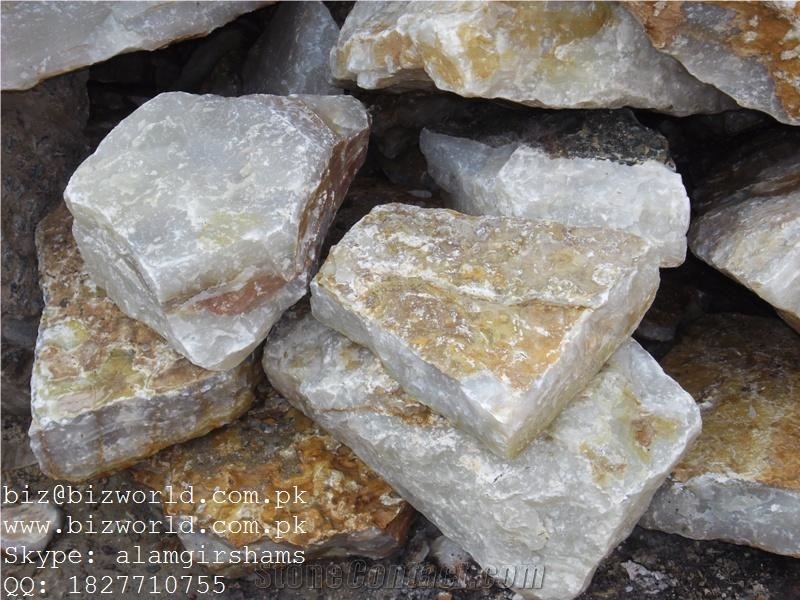 Pakistan White Onyx Block