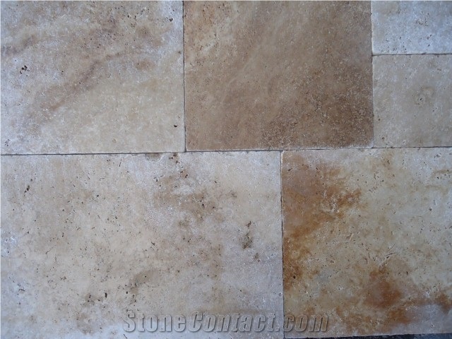 Travertine Tumbled Pattern Set