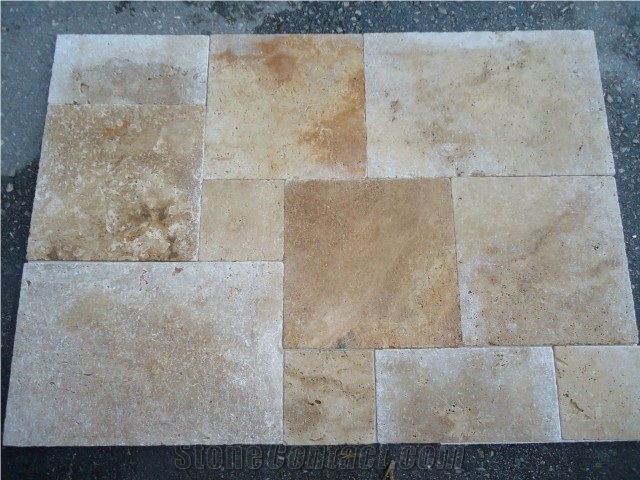 Travertine Tumbled Pattern Set