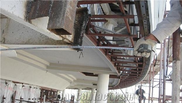 Project in Uzbekistan, White Marble Building & Walling