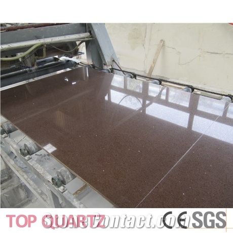 Brown Quartz Floor Tile