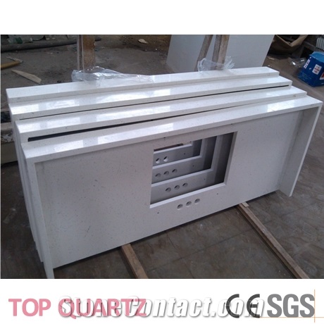 Polished Quartz Stone Countertop