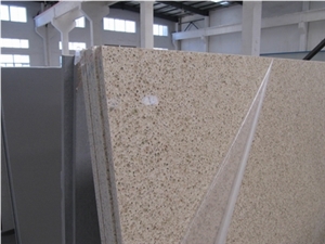 Quartz Stone Slab Ivory Coast