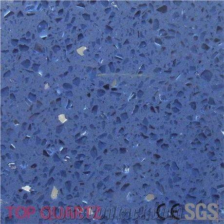 Stellar Blue Starlight Quartz Stone