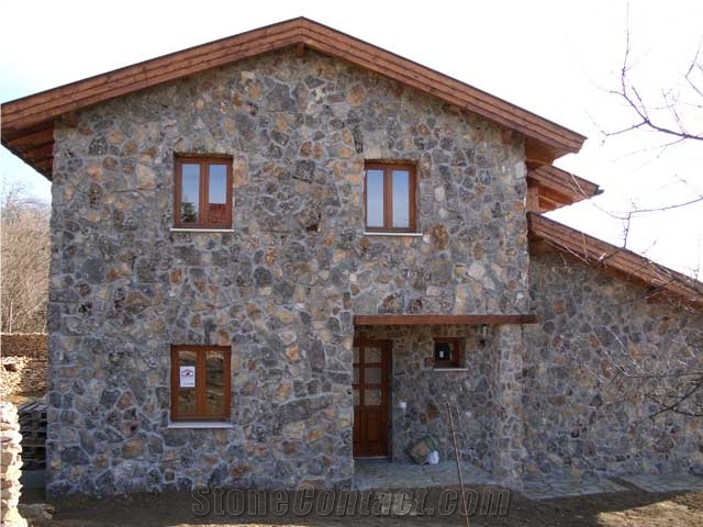 Mossy Decorative Stone for Walls, Silver Grey Gneiss Walls