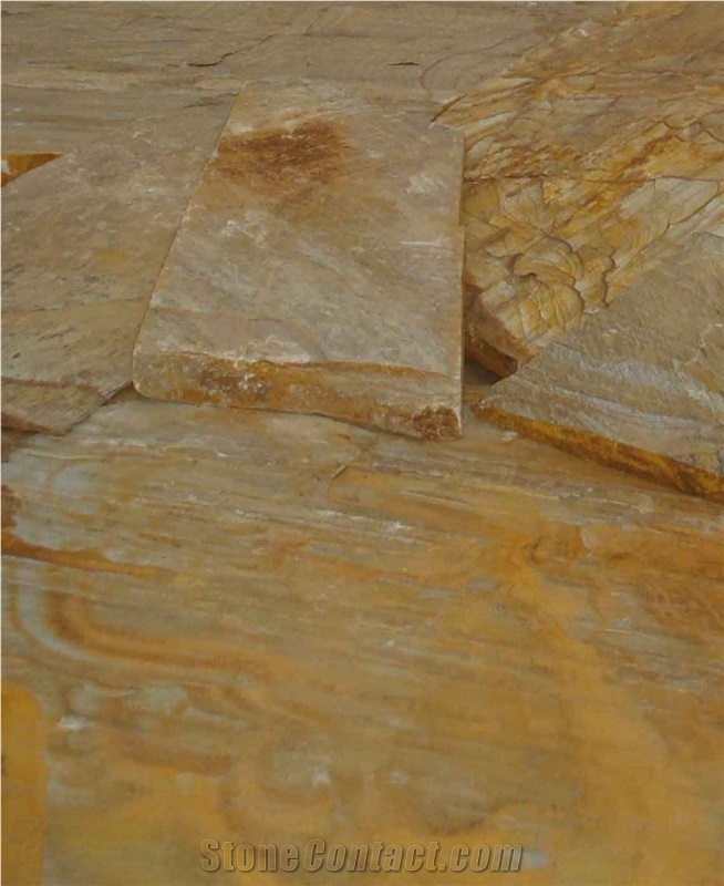 Yellow Gneiss Tiles