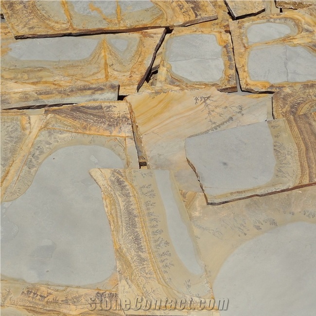 Yellow Gneiss Tiles