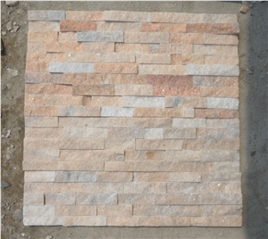 Pink Crystal Cultured Stone, Pink Quartzite Cultured Stone