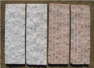 Pink Crystal, Pink Quartzite Cultured Stone