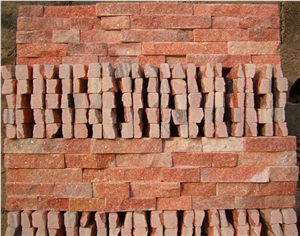 Red Quartzite Cultured Stone