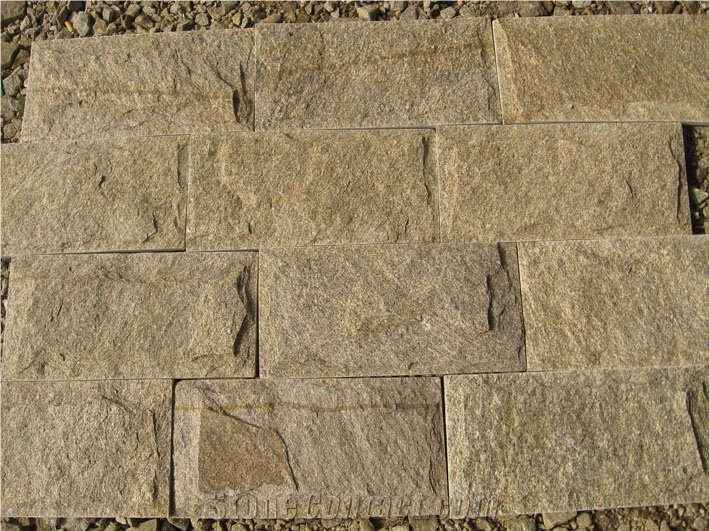Yellow Quartzite Mushroom Stone