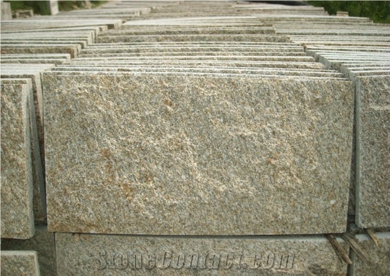 Yellow Quartzite Mushroom Stone