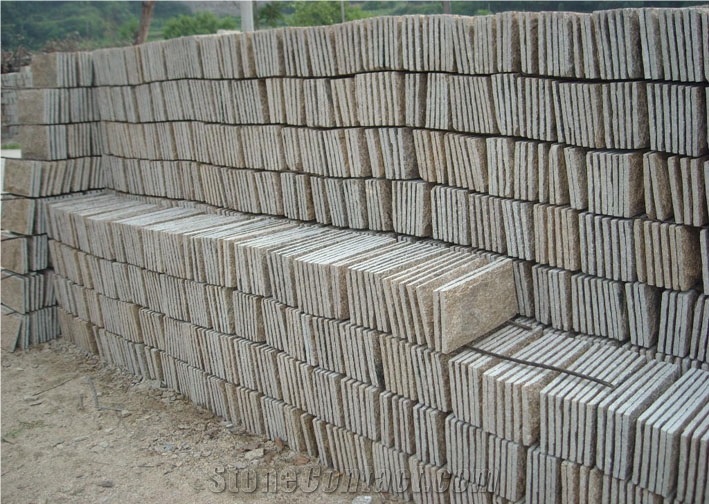 Yellow Quartzite Mushroom Stone