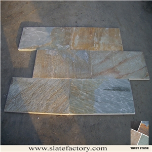 Gold Quartzite Tile, China Yellow Quartzite