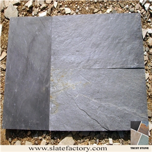 Natural Slate Tile for Flooring, China Black Slate