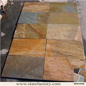 Quartzite Floor Tiles, Yellow Quartzite Tiles