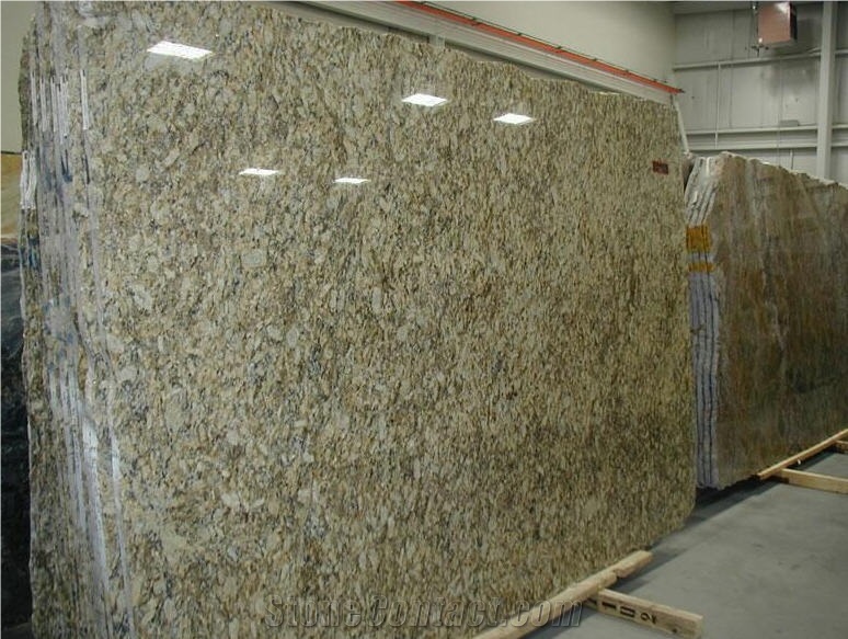 Giallo Napoleone Granite Blocks, Brazil Yellow Granite