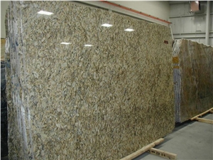 Giallo Napoleone Granite Blocks, Brazil Yellow Granite