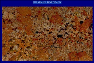 Juparana Florence Bordeaux Granite Block