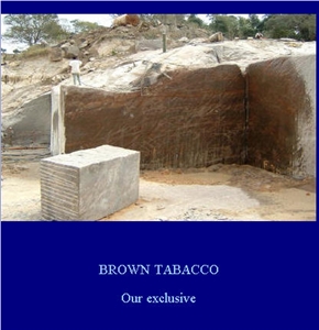 Tobacco Brown ,Brown Tabacco Granite Block Tobacco Brown ,Brown Tabacco Granite Block