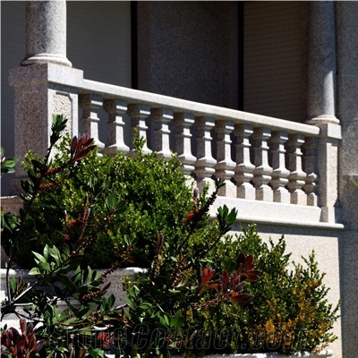 Custom Balustrades, Grey Granite Balustrades