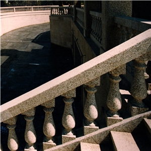 Custom Balustrades, Grey Granite Balustrades