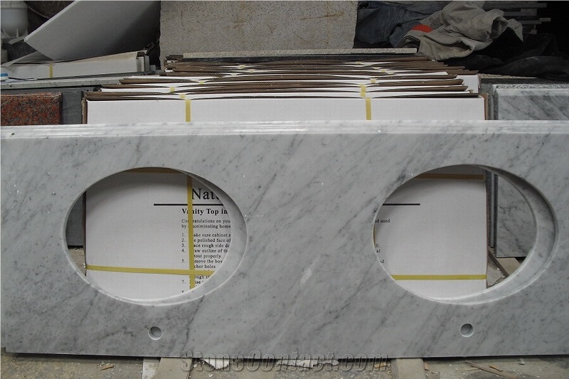 Carrara White Vanity Top
