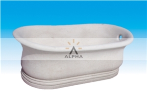 Stone Bathtub, White Marble Bathtub