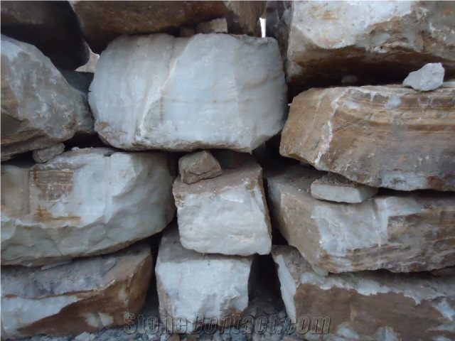 Elite Class White Onyx, Afghan White Onyx Blocks