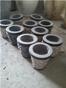 Cultured Stone Small Flower Pot