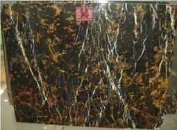 Black & Gold (Michale Angelio), Black Gold Marble Slabs