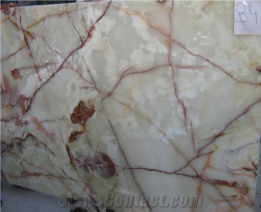 Light Green Onyx, Green Pakistan Onyx Slabs