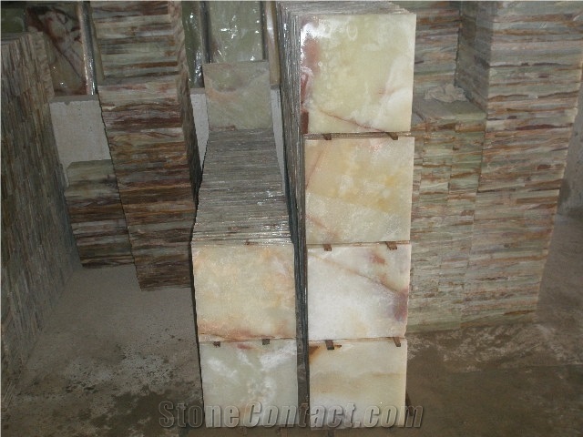 Light Green Onyx, Green Pakistan Onyx Slabs