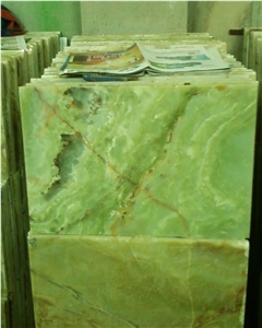 Green Onyx Tiles, Medium Green Onyx