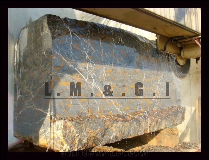 BLACK aND GOLD, BLACK ,GOLD Marble Block