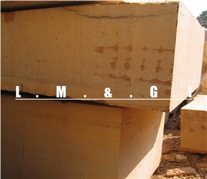 Indus Gold Limestone Block, Pakistan Yellow Limestone