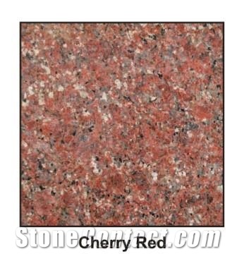 Cherry Red Granite Blocks