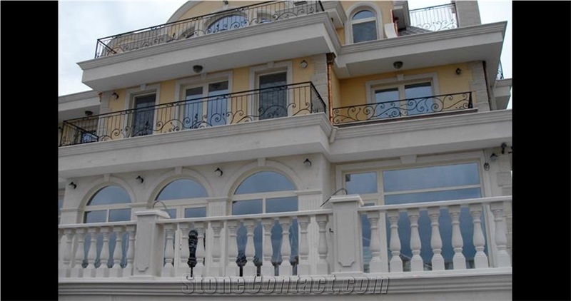 Balustrades in Limestone Vratza Beige