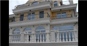 Balustrades in Limestone Vratza Beige