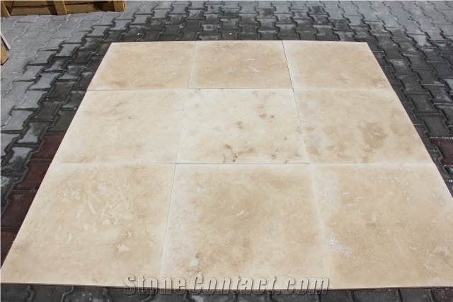Denizli Light Travertine Slabs, Turkey Beige Travertine