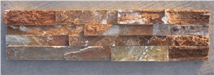 Golden White Ledger Panel-Split Surface, Yellow Slate Cultured Stone