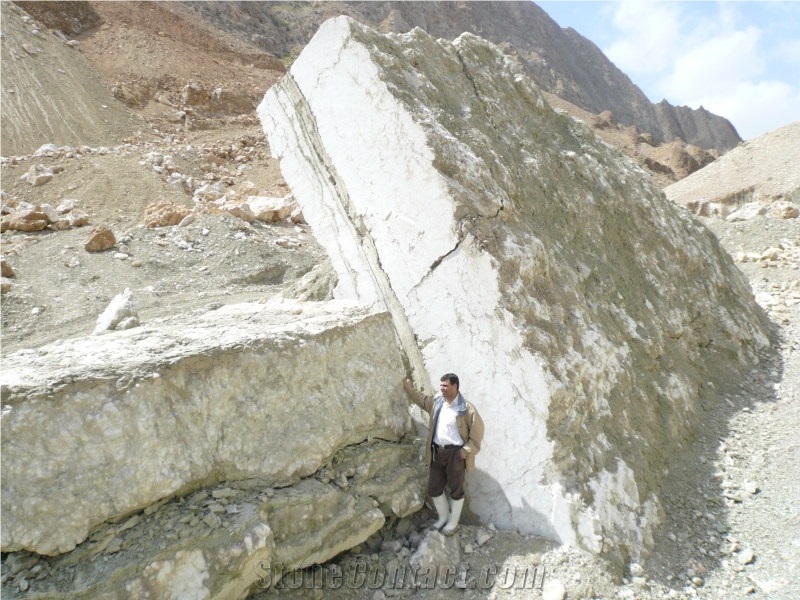Persian White Alabaster Blocks